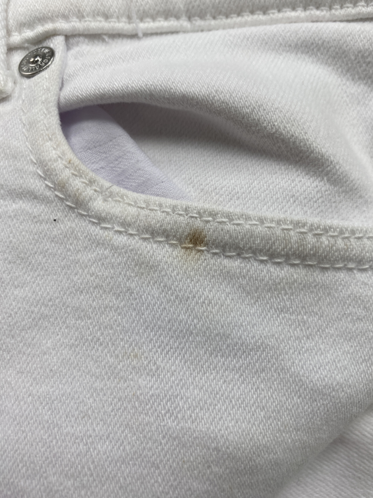 7 For All Mankind White Roxanne Ankle Luxe Vintage Jeans W23