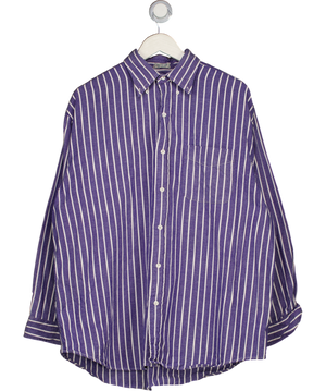 BRITCHES GREAT OUTDOORS Blue Striped 100% Cotton Shirt UK L