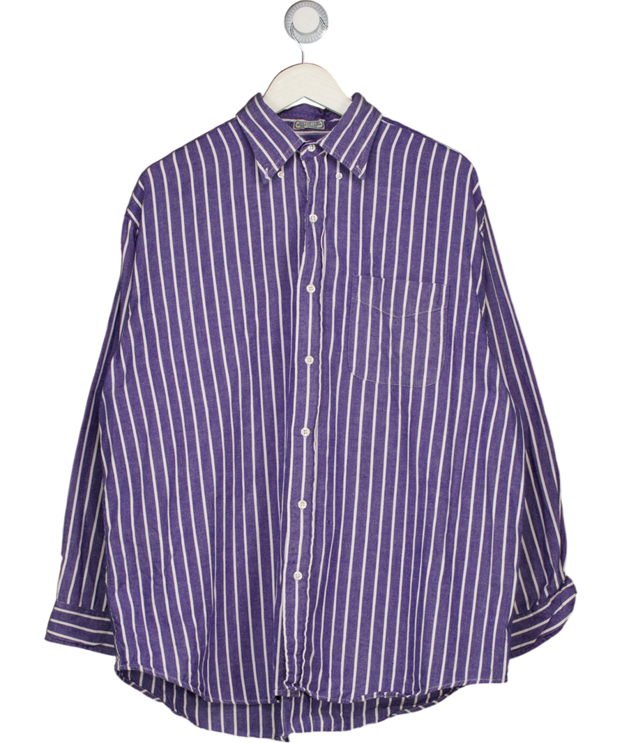 BRITCHES GREAT OUTDOORS Blue Striped 100% Cotton Shirt UK L