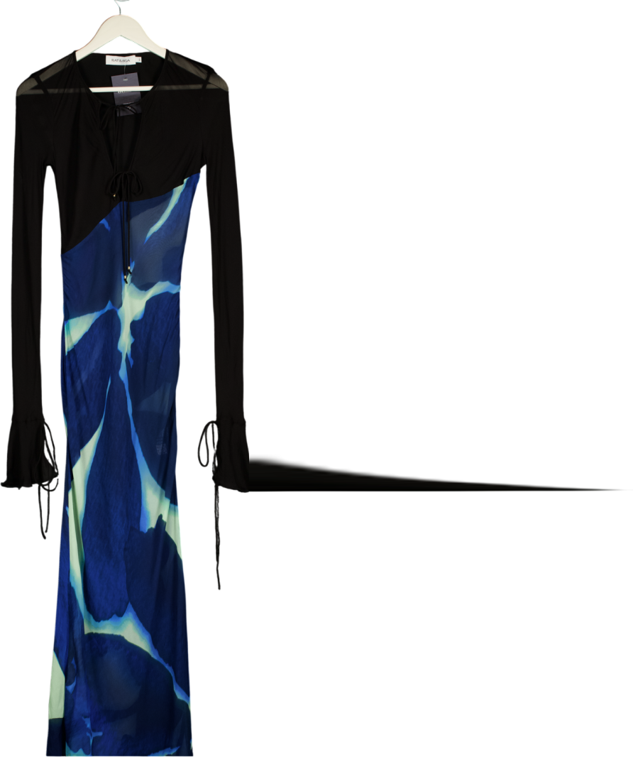 RAT & BOA Black Sabine Dress Floral UK XS