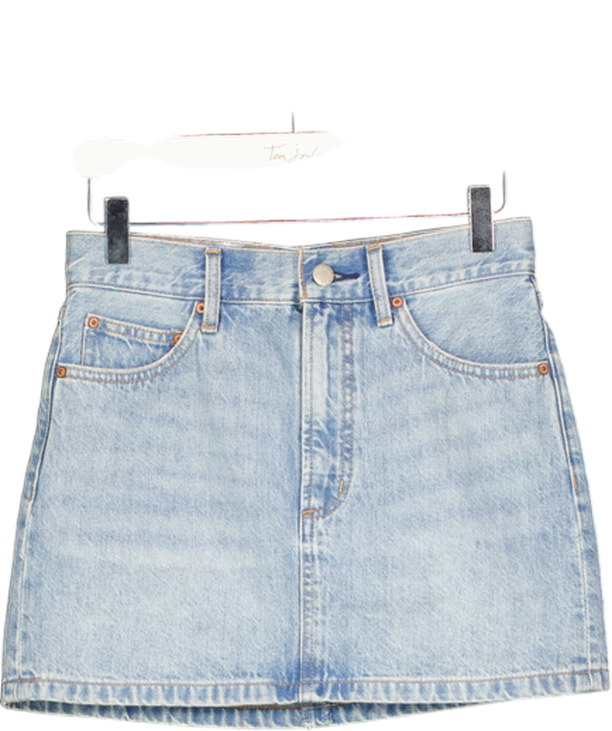 ARITZIA Blue Denim Forum The '90s Ricci Denim Skirt W25