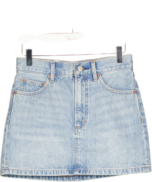 ARITZIA Blue Denim Forum The '90s Ricci Denim Skirt W25