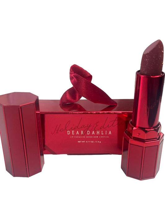 Dear Dahlia Red Lip Paradise Sheer Dew Lipstick Holiday Edition