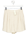 Abercrombie & Fitch Beige Tailored Linen Short W26