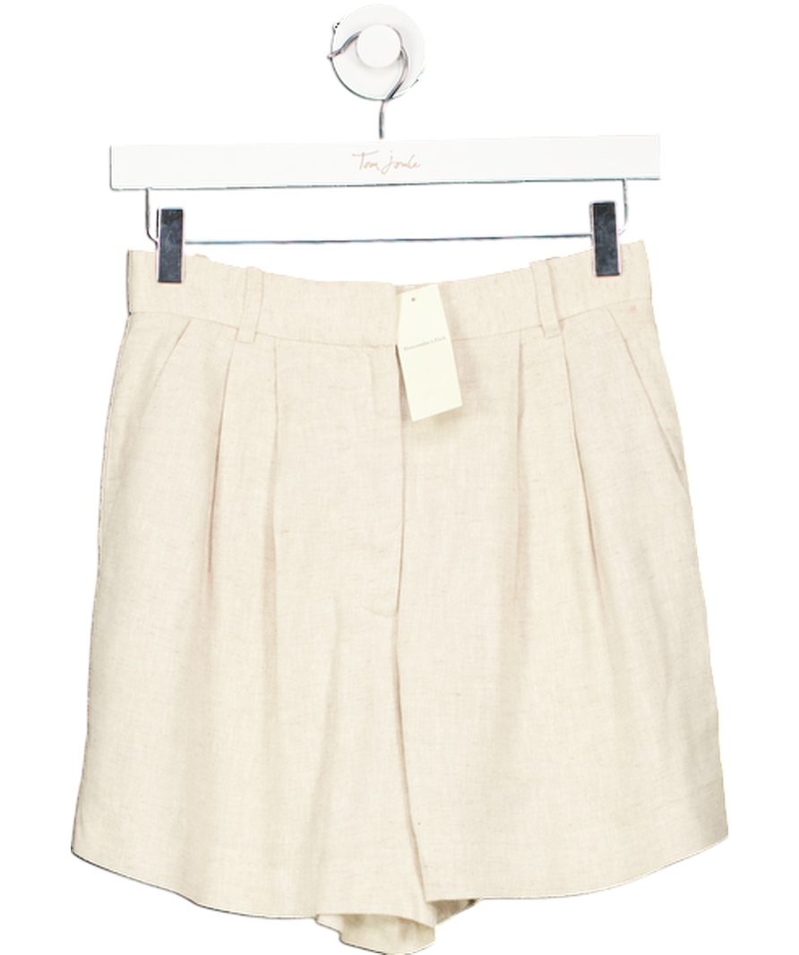 Abercrombie & Fitch Beige Tailored Linen Short W26
