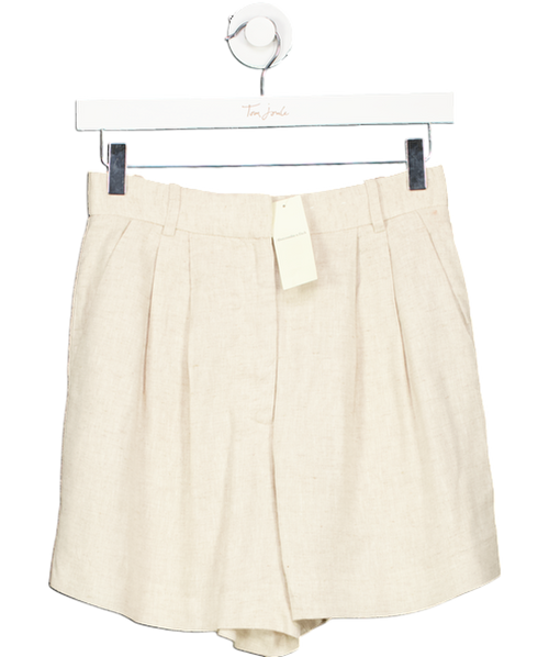 Abercrombie & Fitch Beige Tailored Linen Short W26