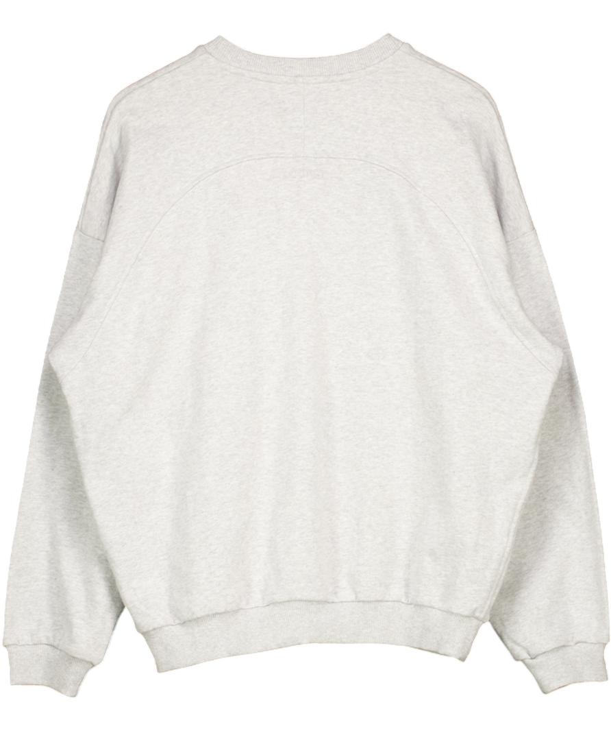 LOUNGE Grey Oversize Sweatshirt UK M