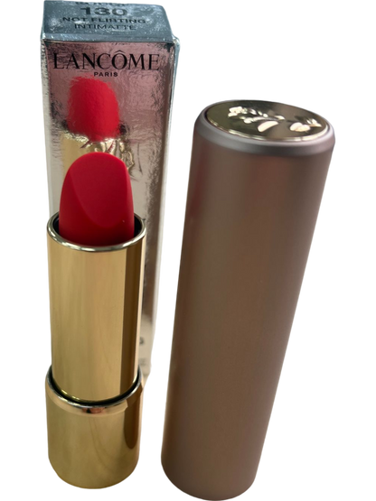 Lancome Red Matte Veil Lipstick L'Absolu Rouge Intimatte - 130 Not Flirting