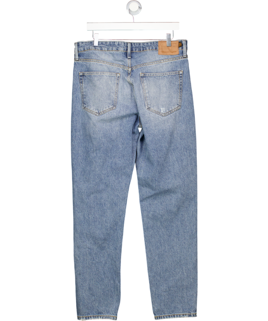 Superdry Blue Tapered Jeans W34