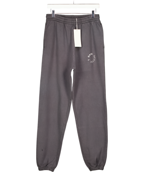 7 DAYS ACTIVE Grey Premium 100% Cotton Monday Relaxed fit Sweat Pant Joggers UK M/L