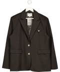 NA-KD Black Oversized Pocket Detail Blazer Size Eur 36 UK 8