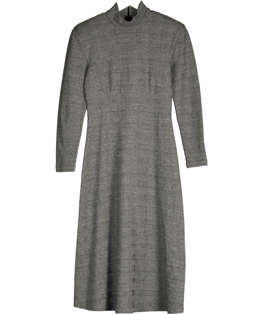 & Other Stories Grey Mock Neck Dress UK 10