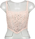Victoria's Secret Pink Embellished Lace Corset Top BNWT UK XS