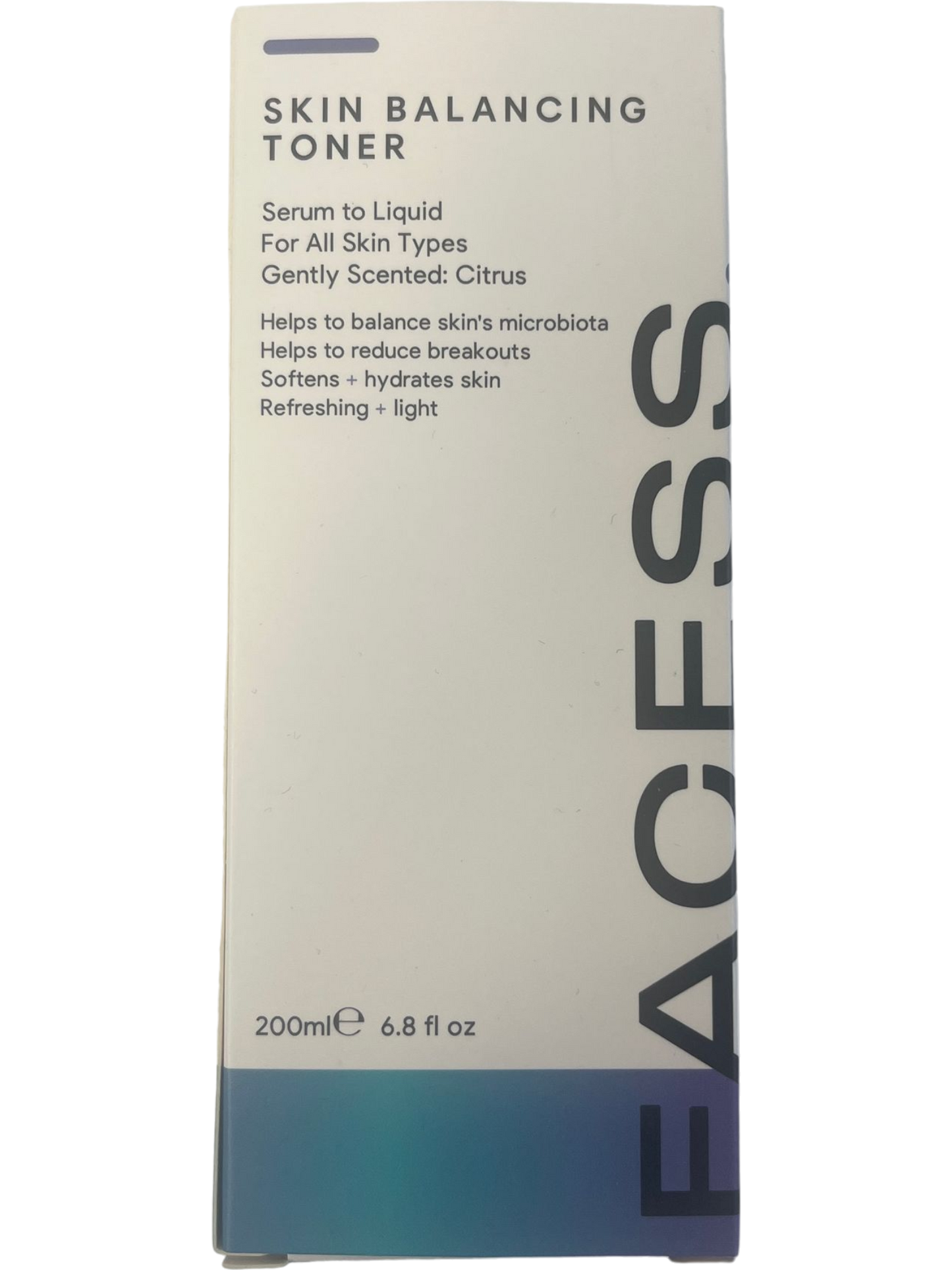FACESS Skin Balancing Toner Citrus Serum to Liquid Refreshing Light BNIB UK 200ml