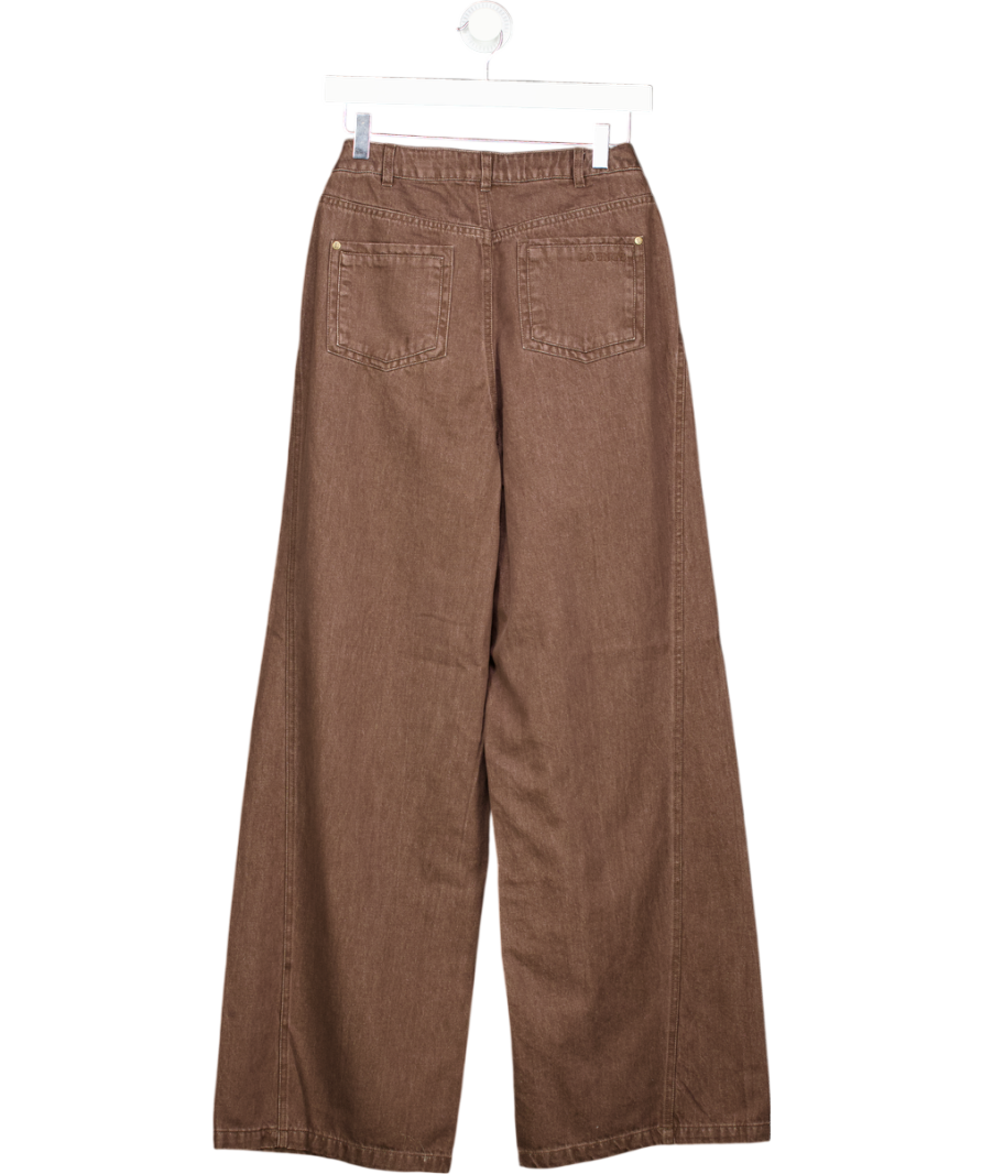 Lounge Underwear Brown Wide Leg Jeans UK 8