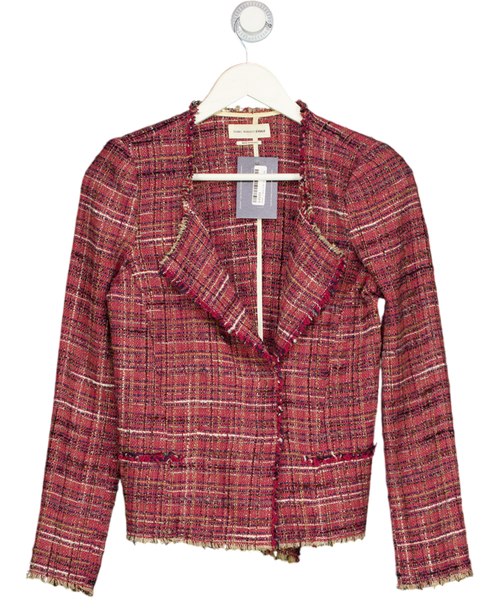 Isabel Marant Etoile Red Tweed Jacket Fr38 UK 10