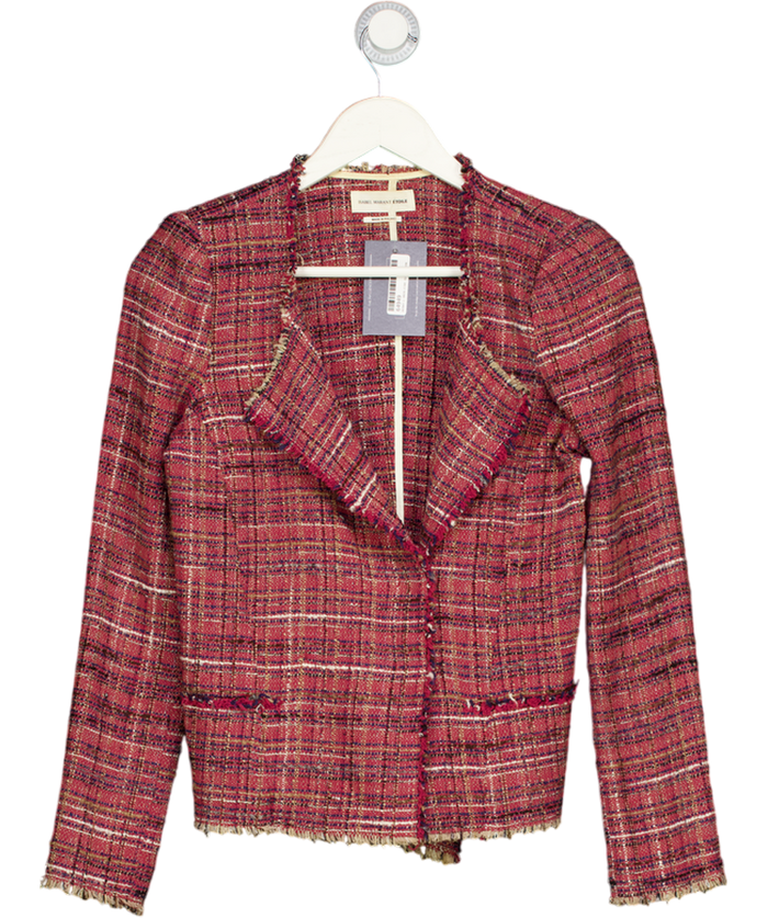 Isabel Marant Etoile Red Tweed Jacket Fr38 UK 10