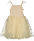 Bob & Blossom Metallic Sparkle-embellished Tutu Cotton-blend Dress 4 Years