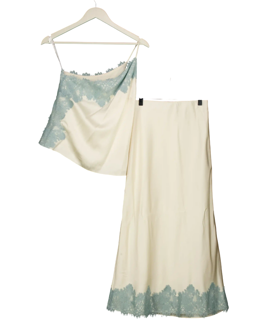 FOREVER NEW Cream & Blue Holiday Set UK 8