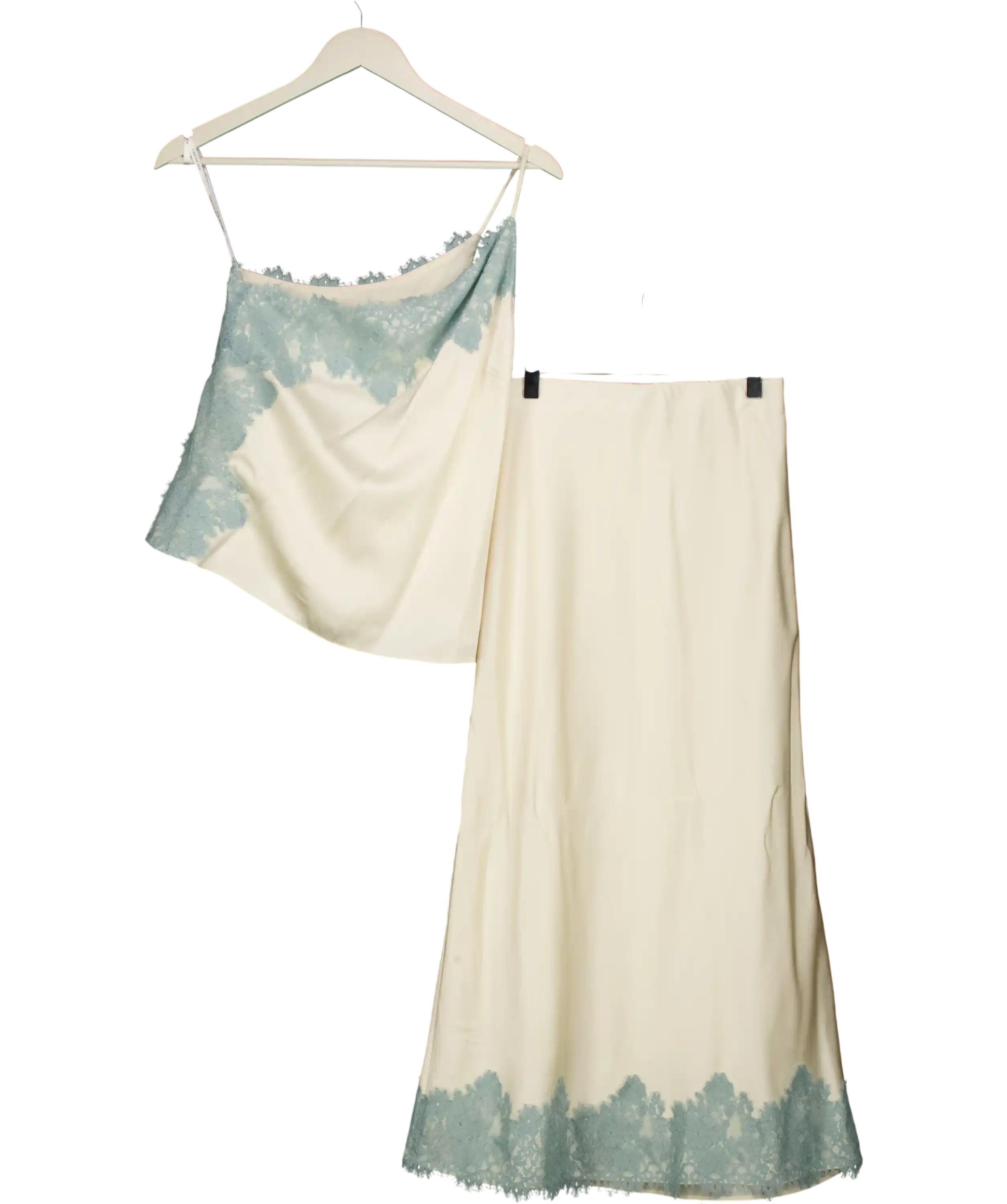 FOREVER NEW Cream & Blue Holiday Set UK 8