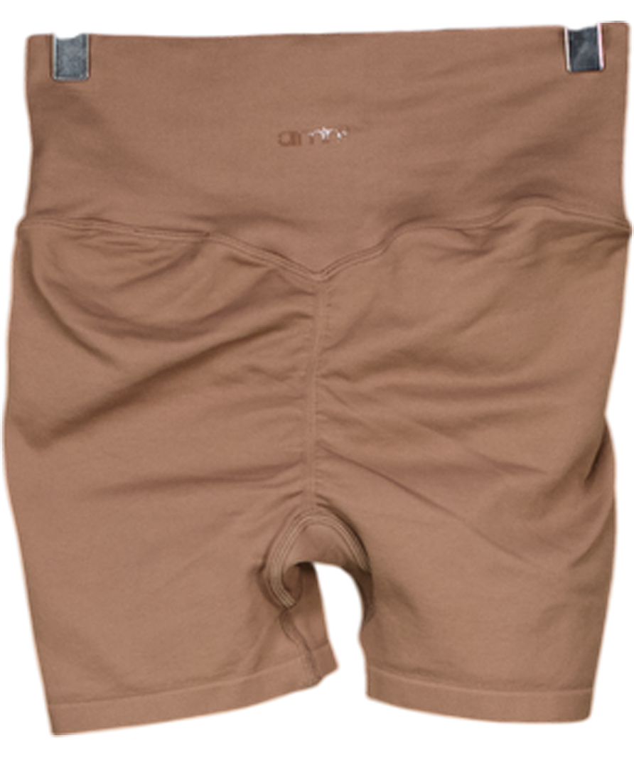 aim'n Brown Brwon Bum Sculpting Bike Shorts UK S