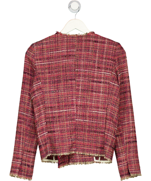 Isabel Marant Etoile Red Tweed Jacket Fr38 UK 10