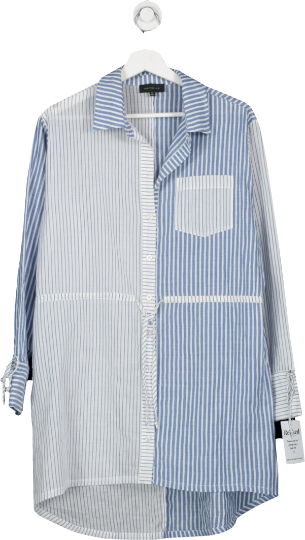 Majorelle Blue Aruba Shirt Dress UK XXS