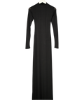 MESHKI Slinky Cut Out Maxi Dress - Black UK XXS