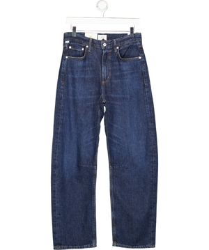 CITIZENS OF HUMANITY Blue Miro Long Relaxed Subtle Barrel Leg Jean In Medina W25
