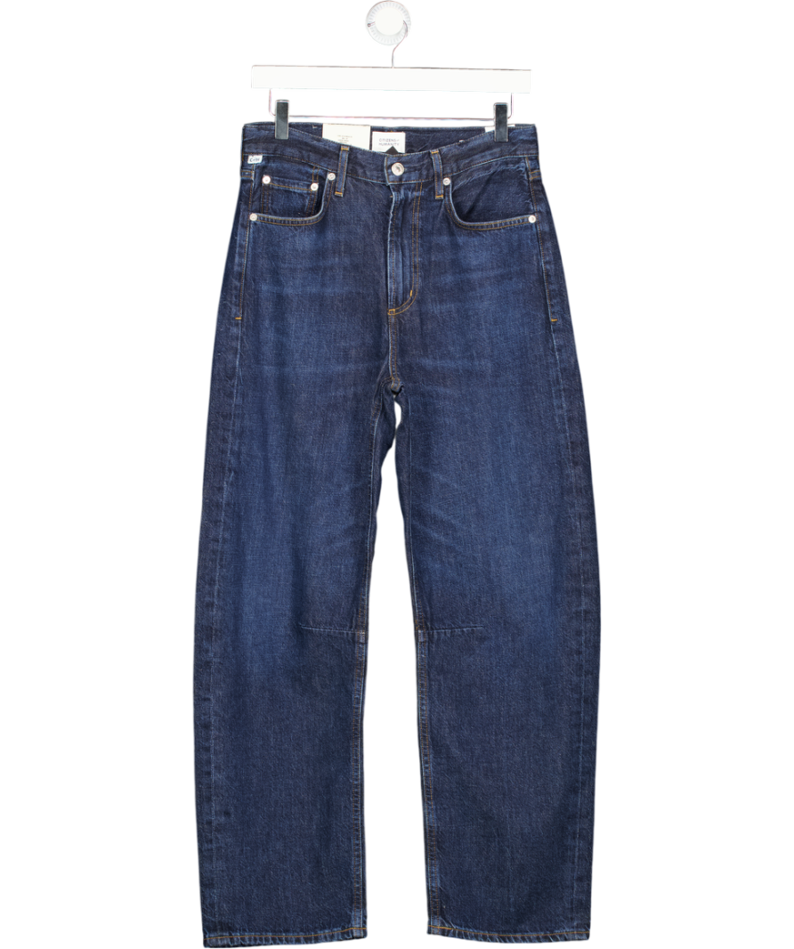 CITIZENS OF HUMANITY Blue Miro Long Relaxed Subtle Barrel Leg Jean In Medina W25