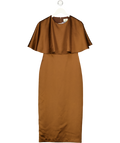 TUCKERNUCK Chocolate Brown Cape Leah Dress Us4 UK 8