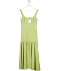 Six Stories Green Drop Waist Maxi Dress UK 8