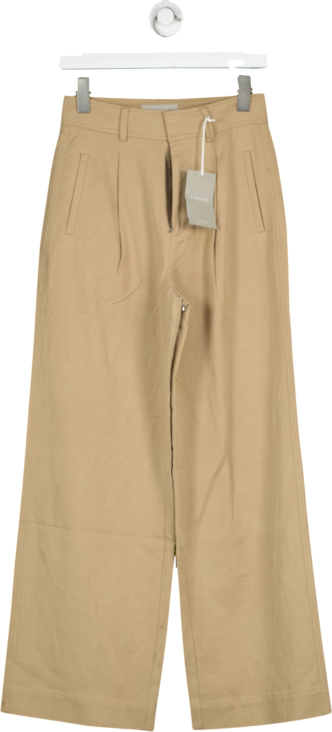 EVERLANE Brown The Way-high Drape Pant W25