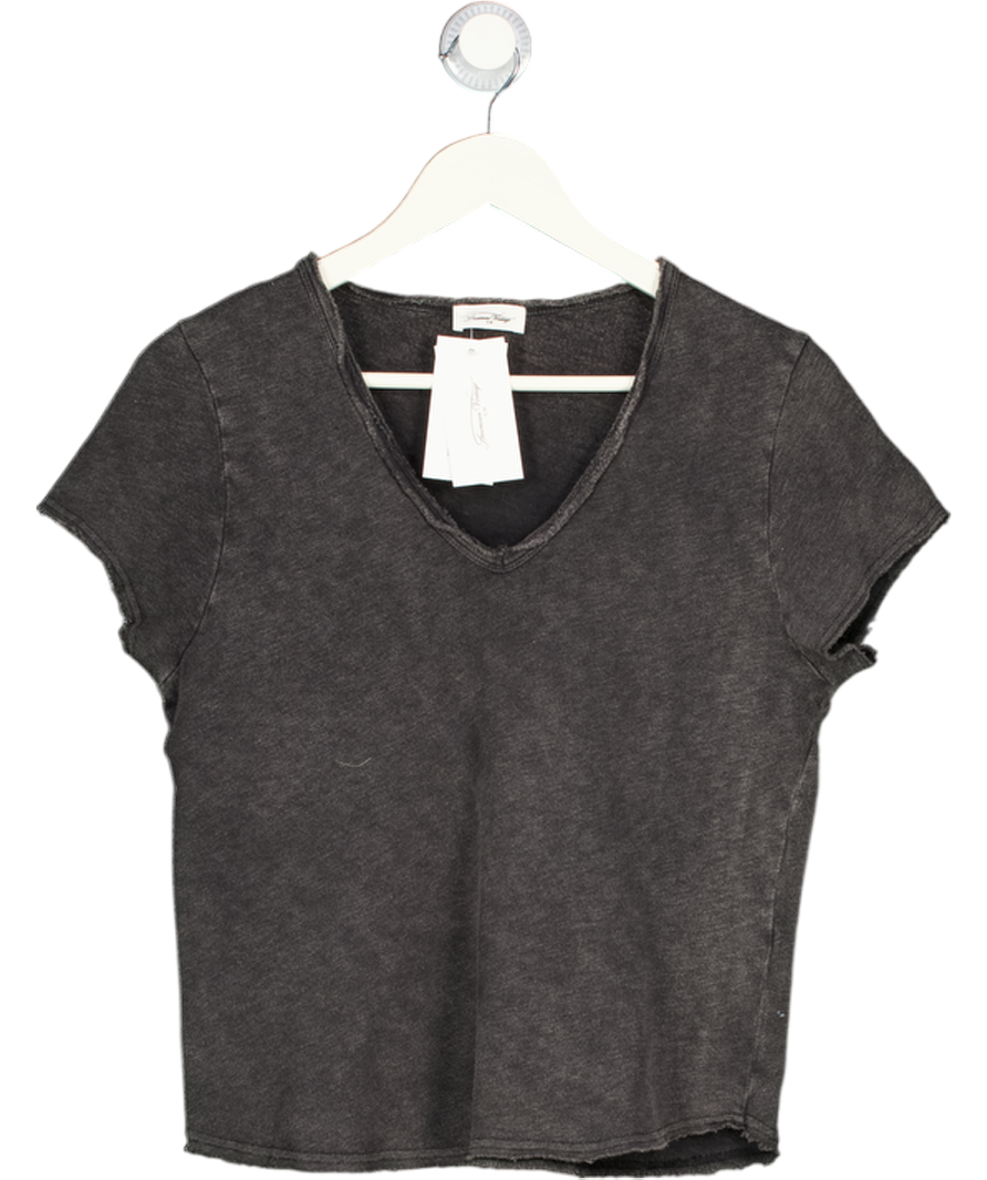 AMERICAN VINTAGE Vintage Black Sonoma T-shirt UK S