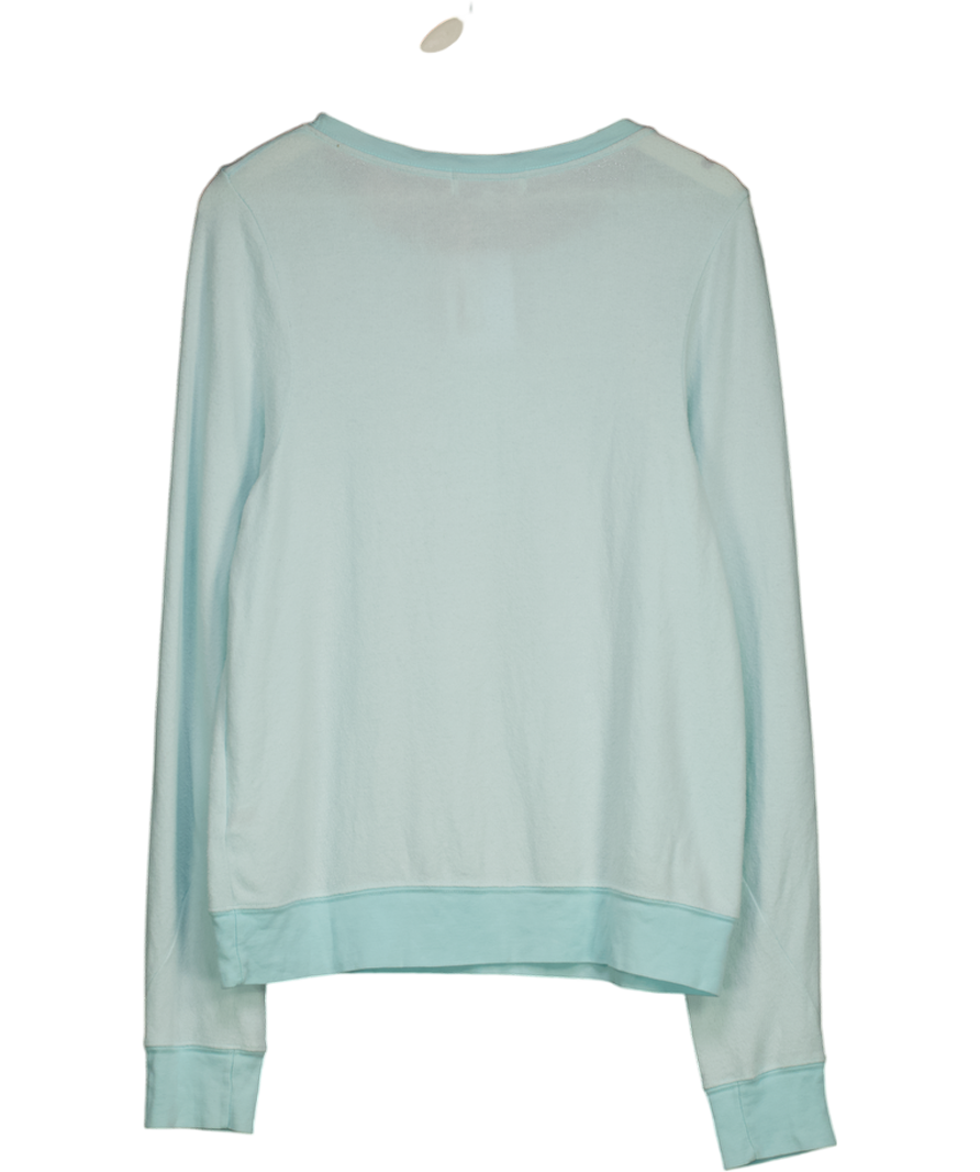 Wildfox Couture Blue F5d1 Soft Touch Crew Neck Sweatshirt UK M