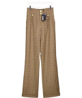 HOLLAND COOPER Brown / Blue Houndstooth Trousers UK 8