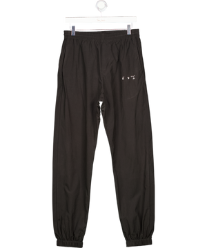 OFF-WHITE Black Logo Track Pants UK S