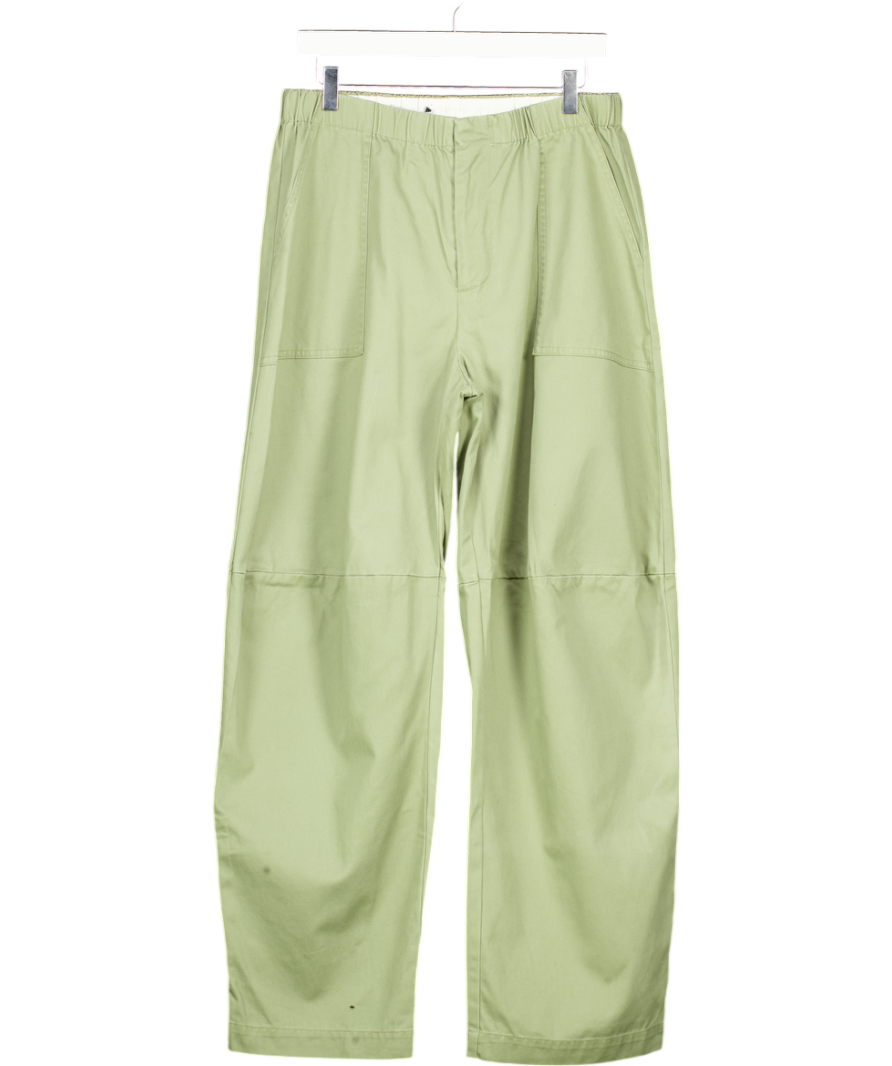 ZARA Green Slouchy Jogger Trousers UK M