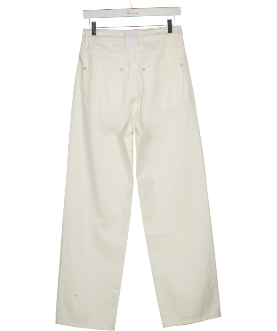 REBE White High Waist Straight Leg Freddy Jeans UK XS