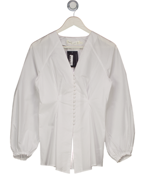 INWEAR Helvel White Cotton Shirt UK 8