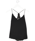 J.Crew Black Scalloped Cami Top UK S