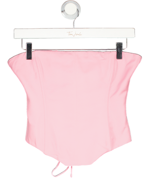 White Fox Bustier Hot Pink Top UK S