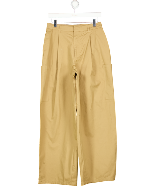 ASOS Barrel Leg Cargo Trouser In Beige UK 10