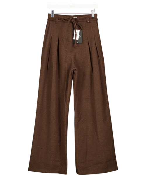 4th & Reckless Brown Luca Trousers UK 10