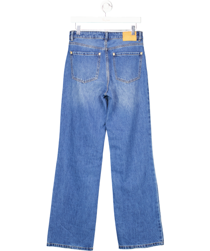 Lefties Blue Straight Fit Jeans UK 8