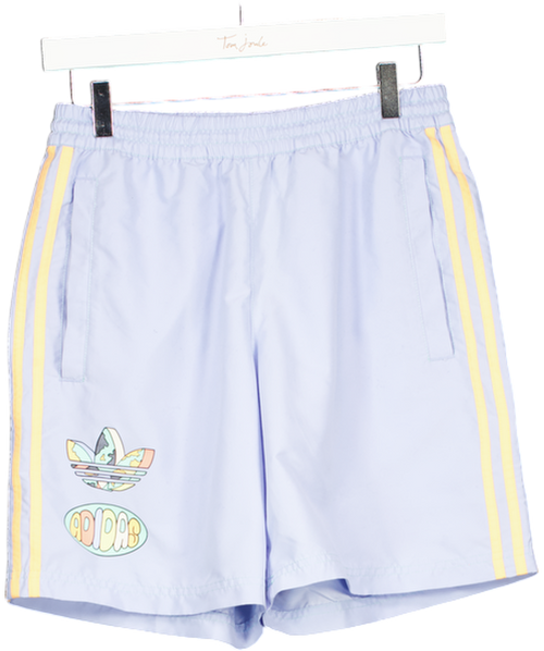 adidas Blue Summer Graphic Shorts UK S