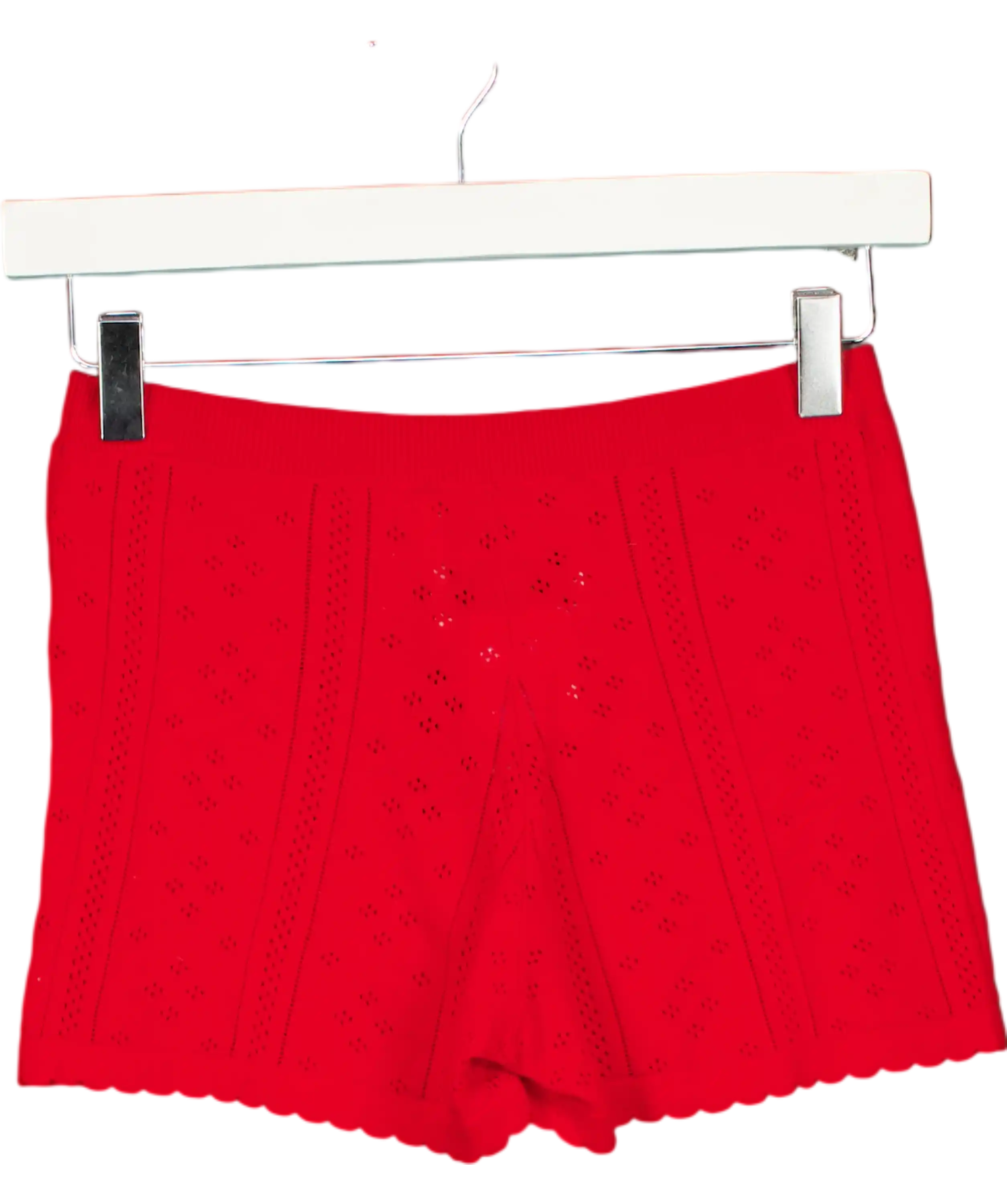 Papi Lav Red Mini Shorts UK S