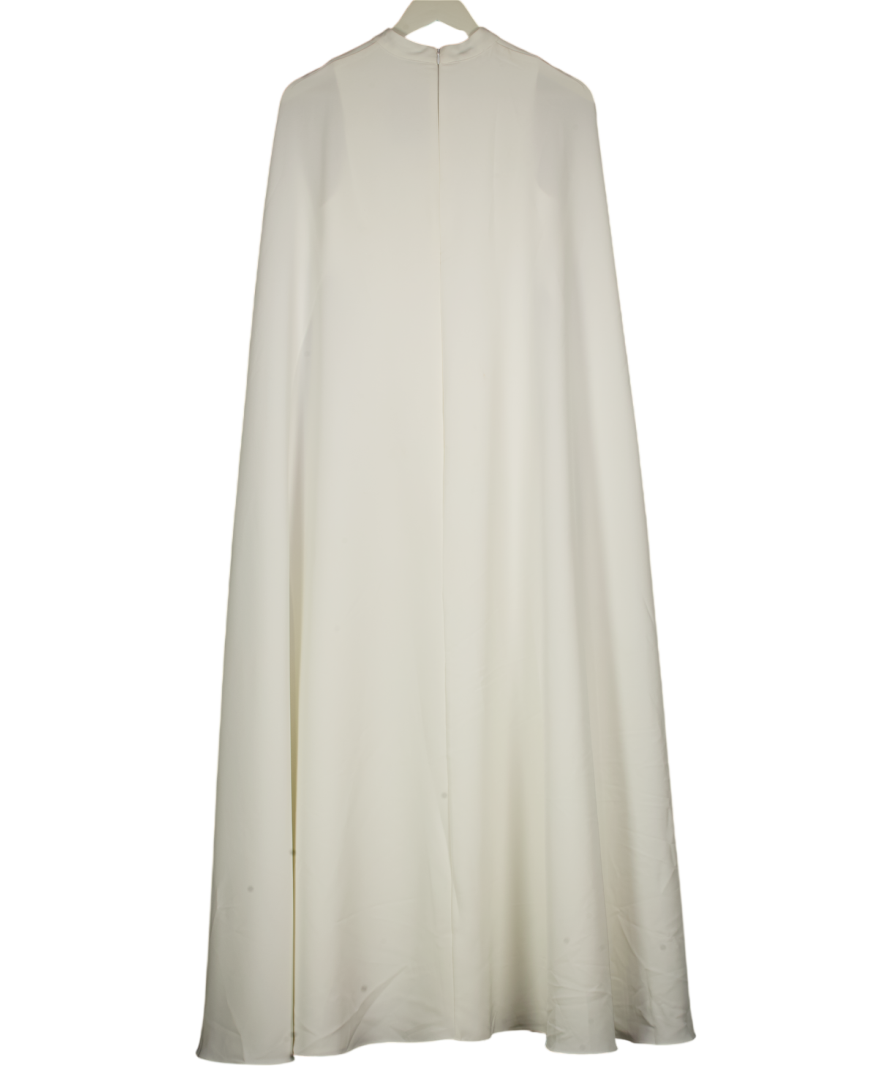 Karen Millen Cream Tailored Cape Detail Maxi Dress UK 6