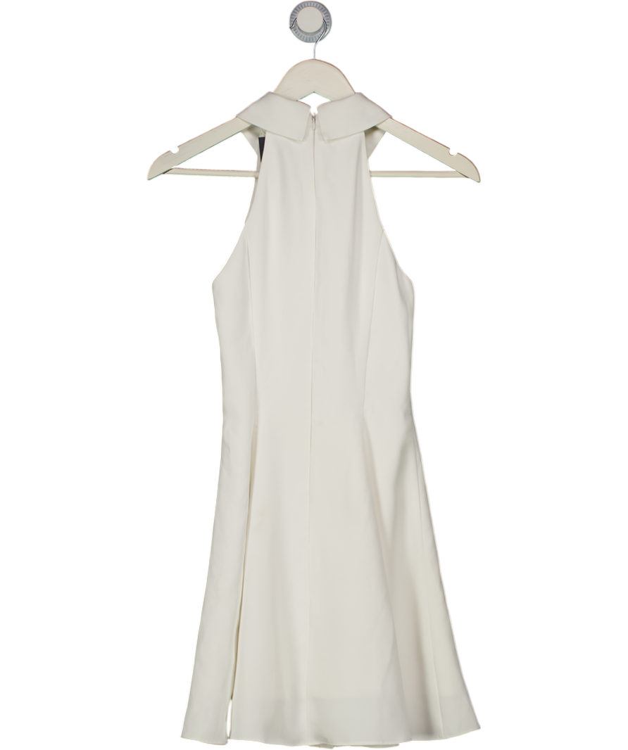 ODDMUSE White Flowy Collared Mini Dress UK XS