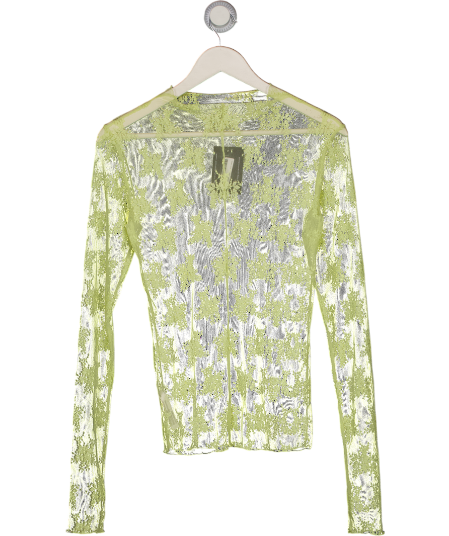 Free People Yellow Lady Lux Layering Top UK M